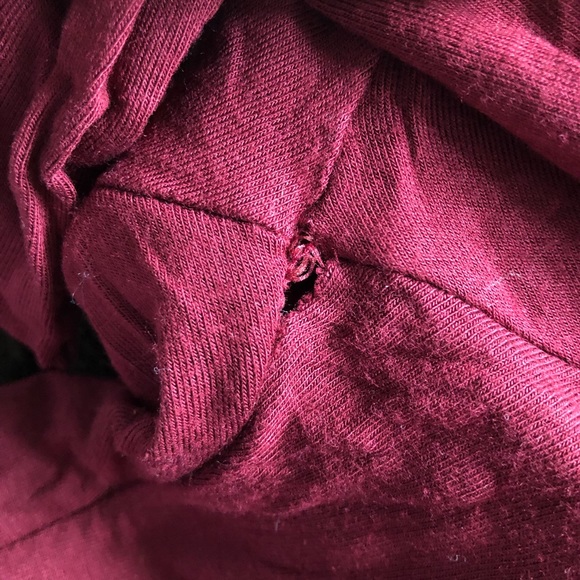 Beautiful Deept Rust Colored Mock Neck Dress - Picture 4 of 5